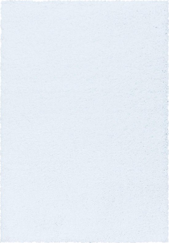 Modern hoogpolig vloerkleed Sydney - wit - 200x290 cm