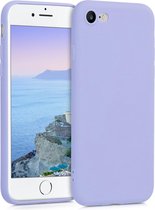 kwmobile telefoonhoesje voor Apple iPhone SE (2022) / SE (2020) / 8 / 7 - Hoesje voor smartphone - Back cover in pastel-lavendel