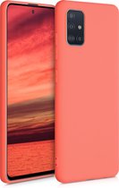 kwmobile telefoonhoesje voor Samsung Galaxy A51 - Hoesje voor smartphone - Back cover in Living Coral