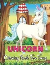 Unicorn Coloring Book for Teens