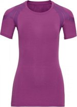 Odlo Active Spine Crew Top Dames - Paars - maat S