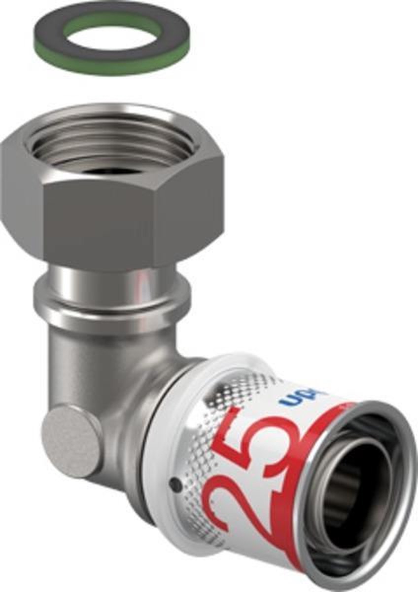 Uponor S-Press Plus knie - 25x3/4 SN binnendraadxpers