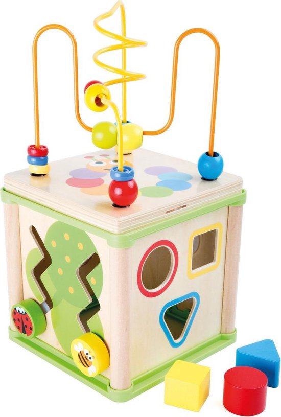 Kralenspiraal - Insecten activiteitenkubus - multi kleuren - Hout speelgoed  vanaf 1 jaar | bol.com