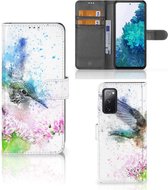Wallet Book Case Samsung Galaxy S20FE Hoesje Vogel