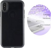 BackCover Layer TPU + PC - Telefoonhoesje - Hoesje voor Apple iPhone Xs Max - Zwart