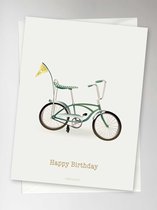 ViSSEVASSE Happy Birthday Bicycle - Greeting Card - XS
