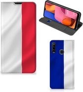 Bookcase Geschikt voor Samsung Galaxy A20s Smart Cover Franse Vlag