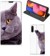 Flipcover Samsung Galaxy A20s Phone case Cat
