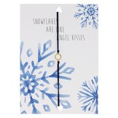 Lucies Amsterdam | Kerstkaart met Armband | Snowflakes