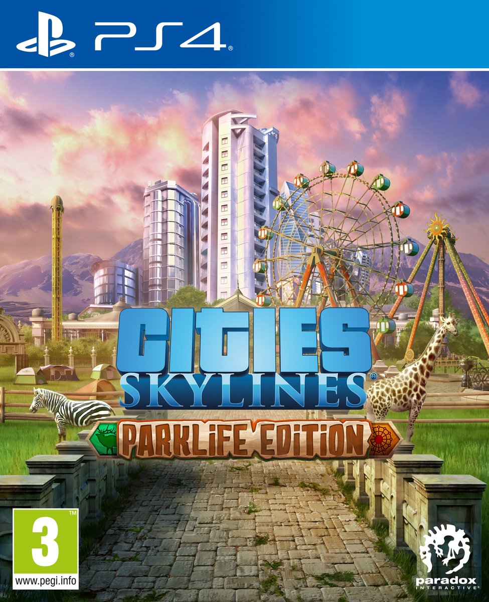 Cities Skylines - Parklife Edition - PS4 - Paradox