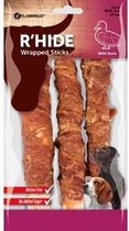 Flamingo hondensnack R'hide duck wrapped stick 20mm 17cm 3st 155gr. Let op: 1 zakje met 3 stuks!