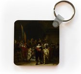 Sleutelhanger - Uitdeelcadeautjes - De Nachtwacht - Schilderij van Rembrandt van Rijn - Plastic