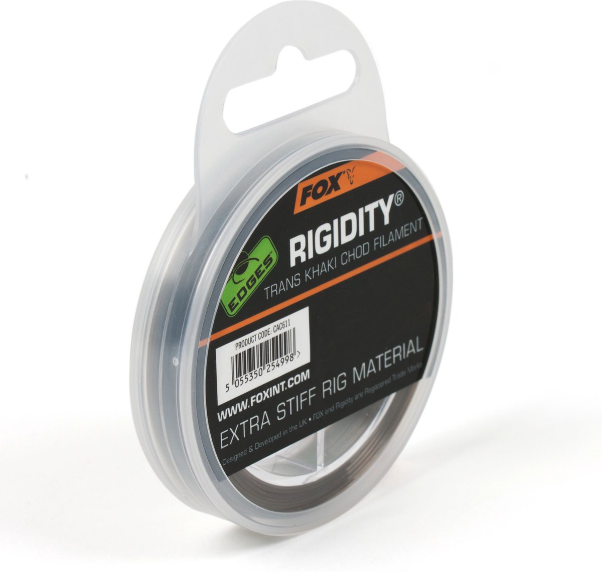 Fox Rigidity Chod Filament - Trans Khaki - 25lb - 30m - Khaki - Fox
