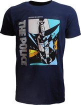 The Police Message In A Bottle T-Shirt Blauw - Officiële Merchandise