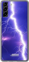6F hoesje - geschikt voor Samsung Galaxy S21 Plus -  Transparant TPU Case - Thunderbolt #ffffff