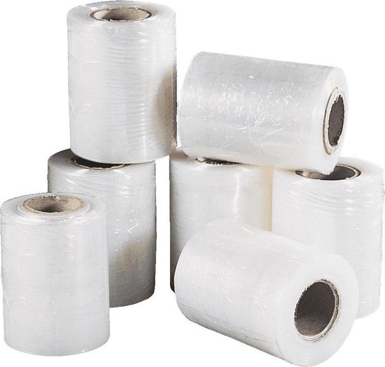 Palletfolie 50cm x 300m, 23my, 150% rek