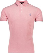 Polo Ralph Lauren  Polo Roze Roze Aansluitend - Maat L - Heren - Lente/Zomer Collectie - Katoen;Elastaan