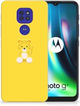 Hippe Hoesjes Motorola Moto G9 Play | E7 Plus Telefoon Hoesje Baby Leopard