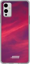 6F hoesje - geschikt voor OnePlus 9 -  Transparant TPU Case - Red Skyline #ffffff