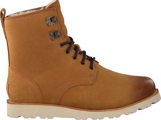 Olijfgroene Heren Veterboots - Black-Leo.nl