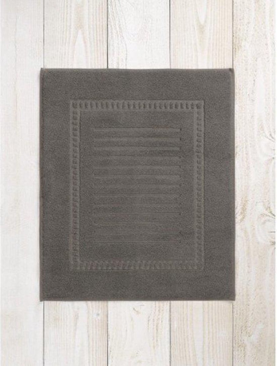De Witte Lietaer Dolce Badmat steeple grey / grijs 70 x 60 cm