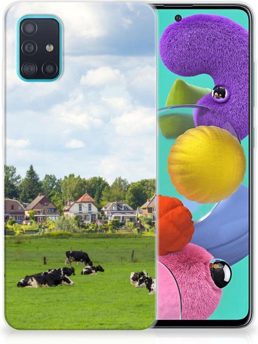 Samsung Galaxy A51 TPU Hoesje Koeien