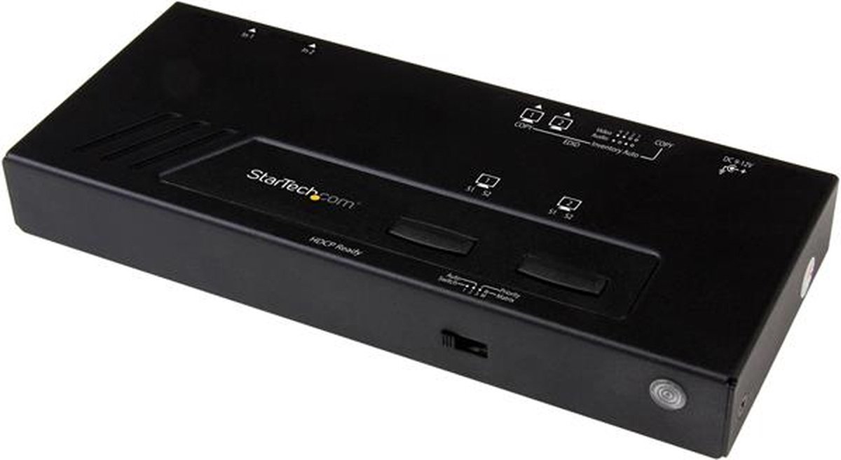 StarTech 2x2 HDMI Matrix switch - 4K met snelschakeling en auto-sensing