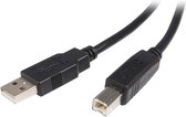 USB A to USB B Cable Startech USB2HAB3M Black