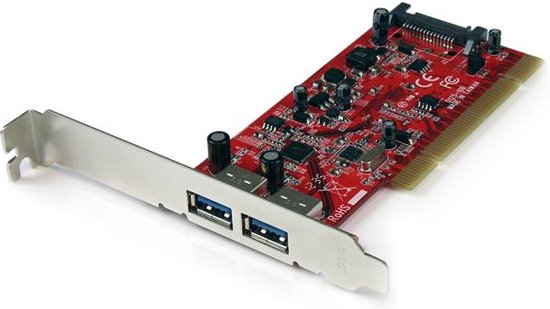 Carte PCI USB 3.0 à 2 ports avec alimentation SATA | bol