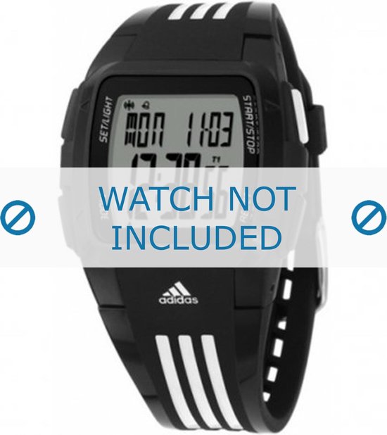 Horlogeband Adidas ADP6000 Rubber Zwart 20mm | bol