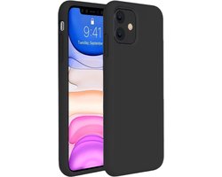 Hoesje - Geschikt voor Apple iPhone 11 - Sterk & Shockproof - Siliconen Case - Hoes Cover - Telefoonhoes - Zwart