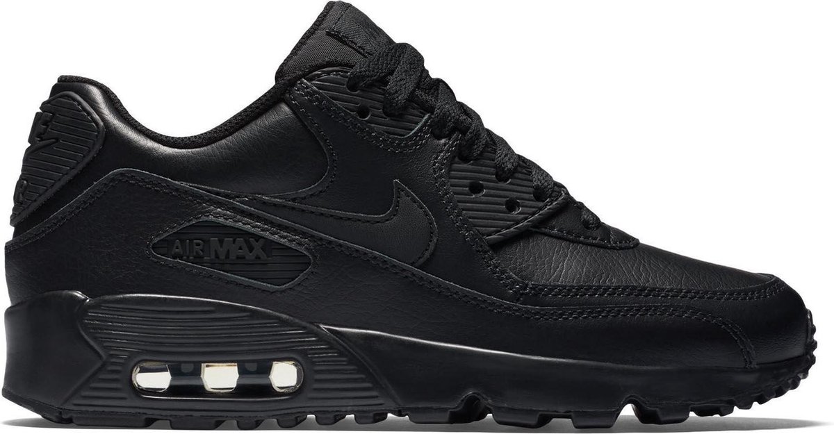 Nike Air Max 90 Leather Black / Black | bol.com