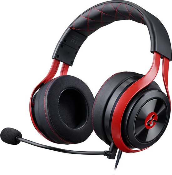 Lucid Sound LS25 - ESports Stereo Gaming Headset - Zwart/Rood
