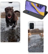 Geschikt voor Samsung Galaxy A51 Hoesje maken met Foto Honden Labrador