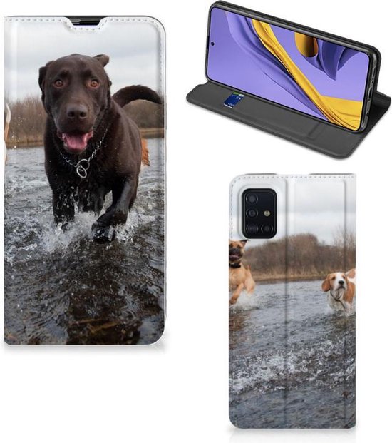Samsung A51 Hoesje maken met Foto Honden Labrador bol.com