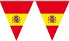 3x Spaanse vlaggenlijn - Spanje versiering - Landen thema decoratie