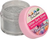 FunCakes Eetbare Glanspoeder Glitter Donkerzilver
