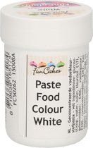 FunCakes Eetbare Kleurstof Pasta Wit 30g