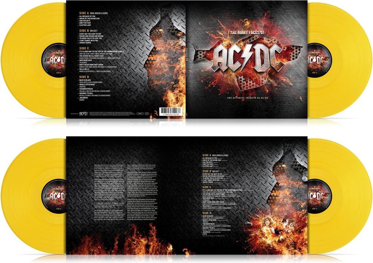 The Many Faces Of Ac/Dc (Limited Transparent Yellow Vinyl), AC/DC | LP ...