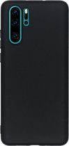 Huawei P30 Pro Hoesje Siliconen - iMoshion Color Backcover - Zwart