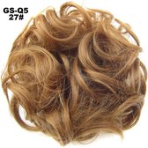 Haar Wrap, Brazilian hairextensions knotje rood-blond 27#