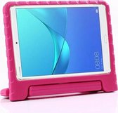 Case2go - Hoes geschikt voor Huawei MediaPad M5 Lite 8.0 - Schokbestendige case met handvat - Magenta