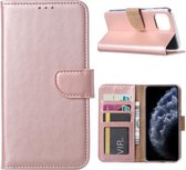 Xssive Telefoon Hoesje - Book Case - Boek Hoesje iPhone 11 Pro - Rose Goud