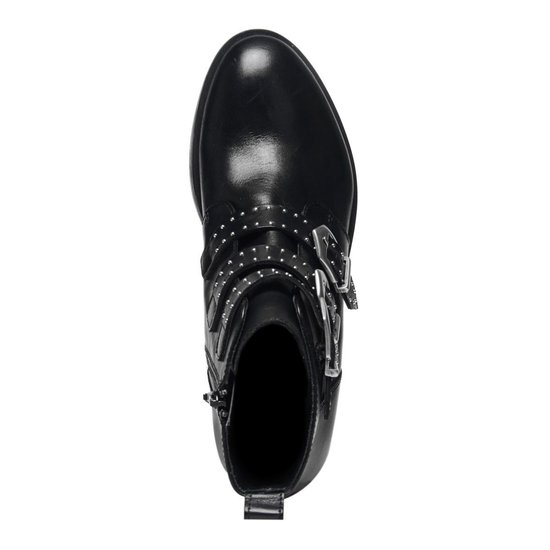- Dames Zwarte buckle boots studs - Maat 42 | bol.com