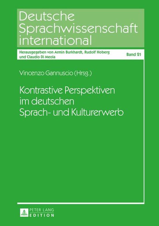 Deutsche Sprachwissenschaft international 21 - Kontrastive P ... - cover