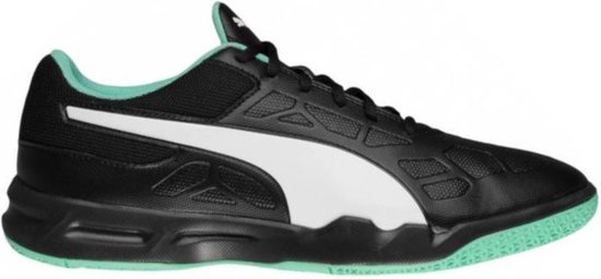 Puma Zaalschoen Tenaz Indoor Heren Zwart/groen Maat 45 | bol.com
