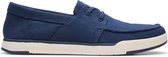 Clarks - Heren schoenen - Step Isle Base - G - blauw - maat 7,5