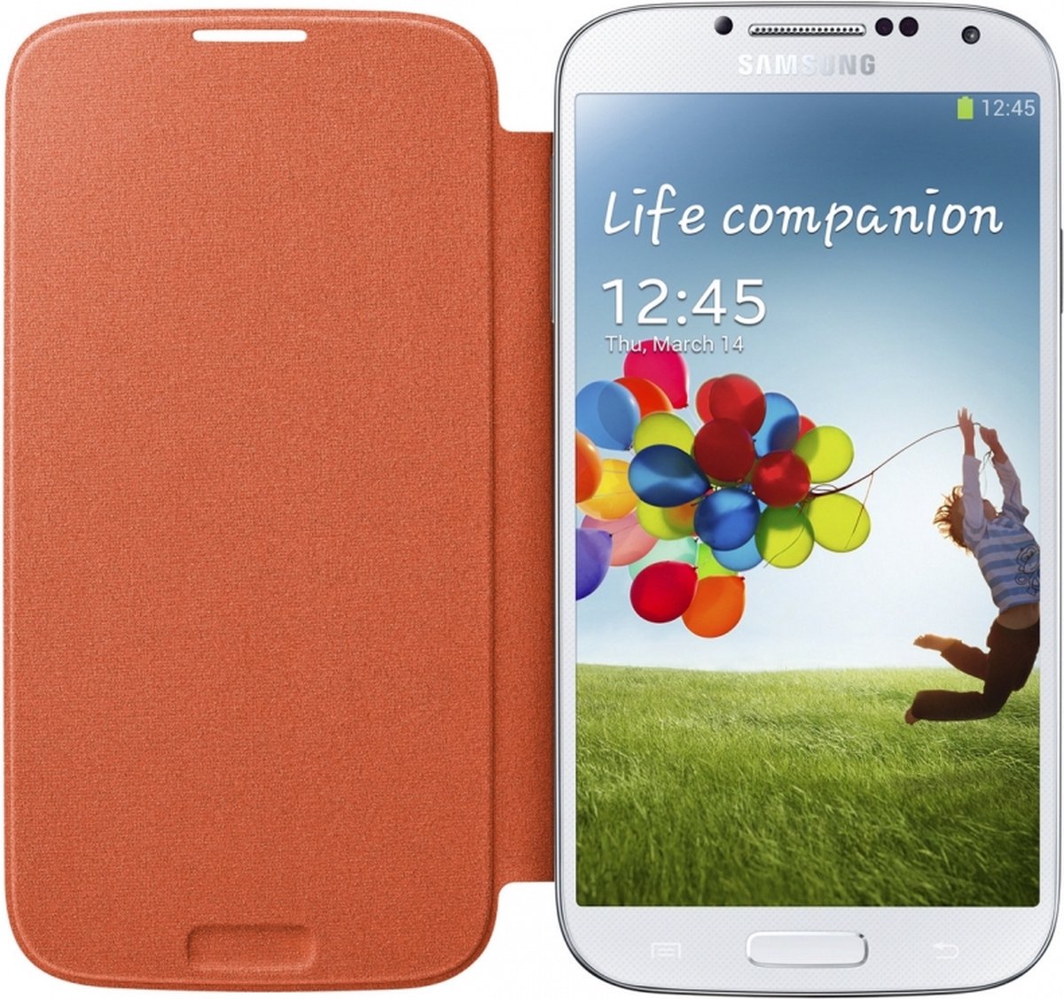 Samsung Flip Cover voor Samsung Galaxy S4 - Oranje