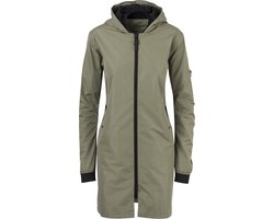 AGU Urban Outdoor - Damesregenjas - Bomberjas - Regenmantel - Waterdicht - Ademend - Neopreen - Groen - XXL