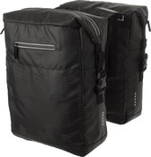 Fastrider Reflex Dubbele Fietstas Zwart - 31L - MIK